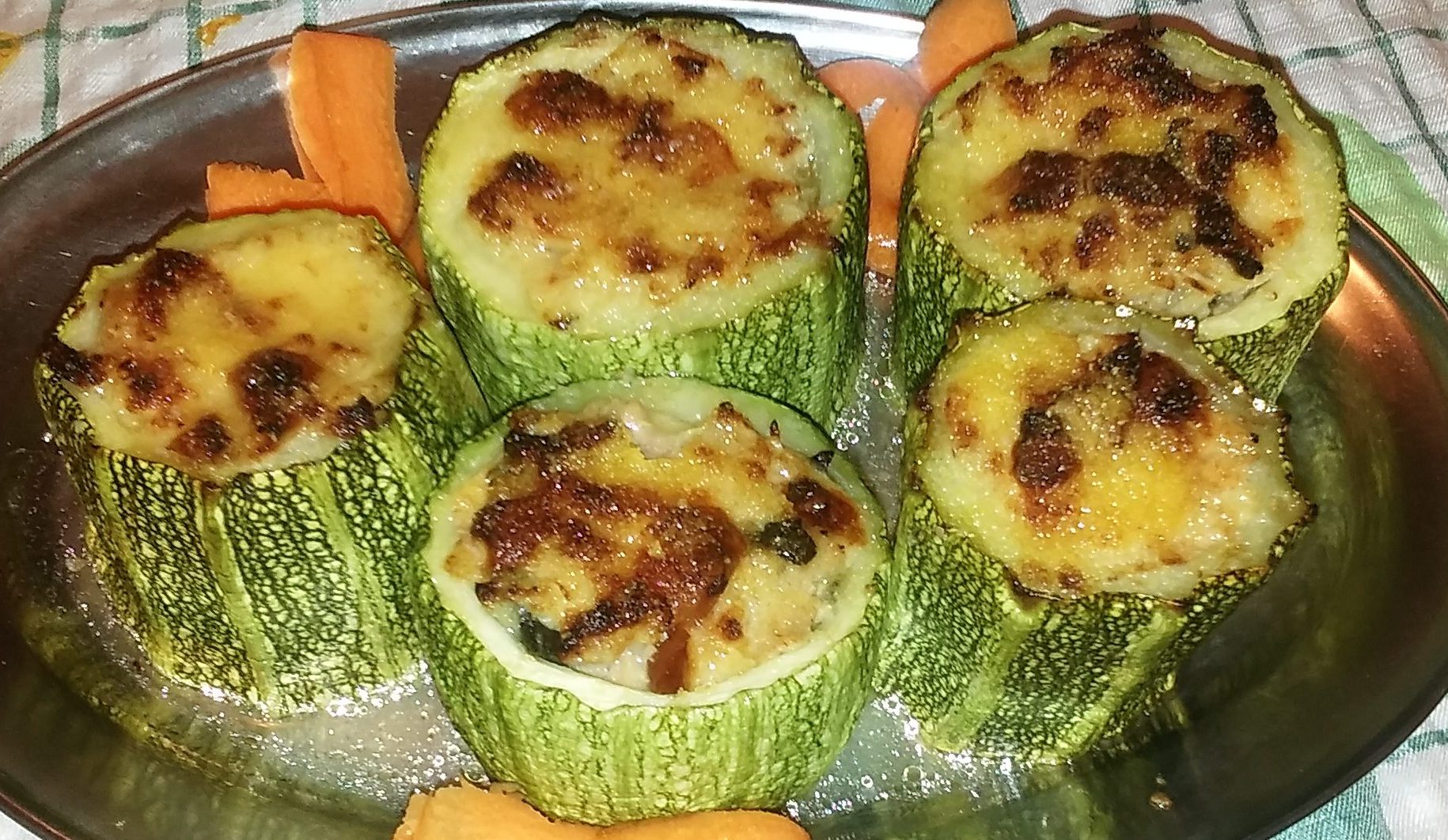 CESTINI DI ZUCCHINE AL FORNO