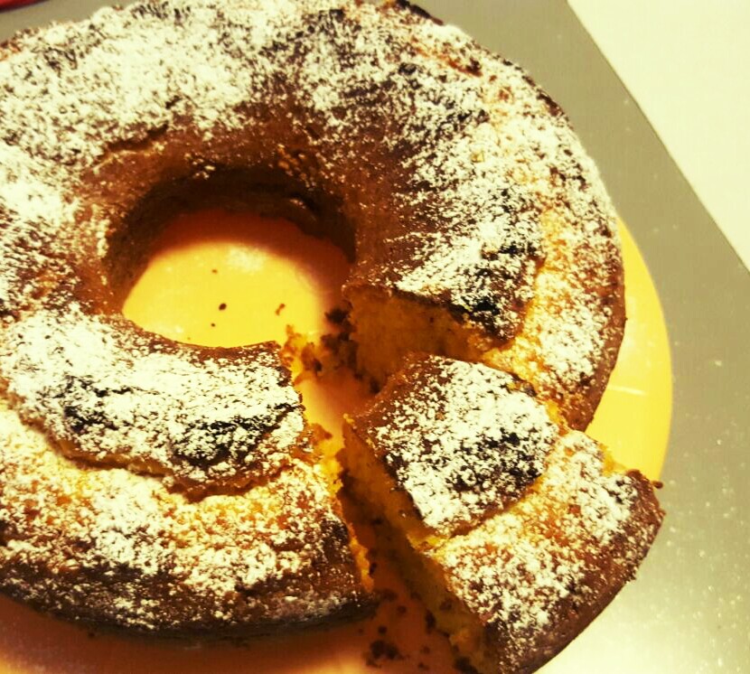 CIAMBELLONE CAROTE LIMONE E MANDORLE