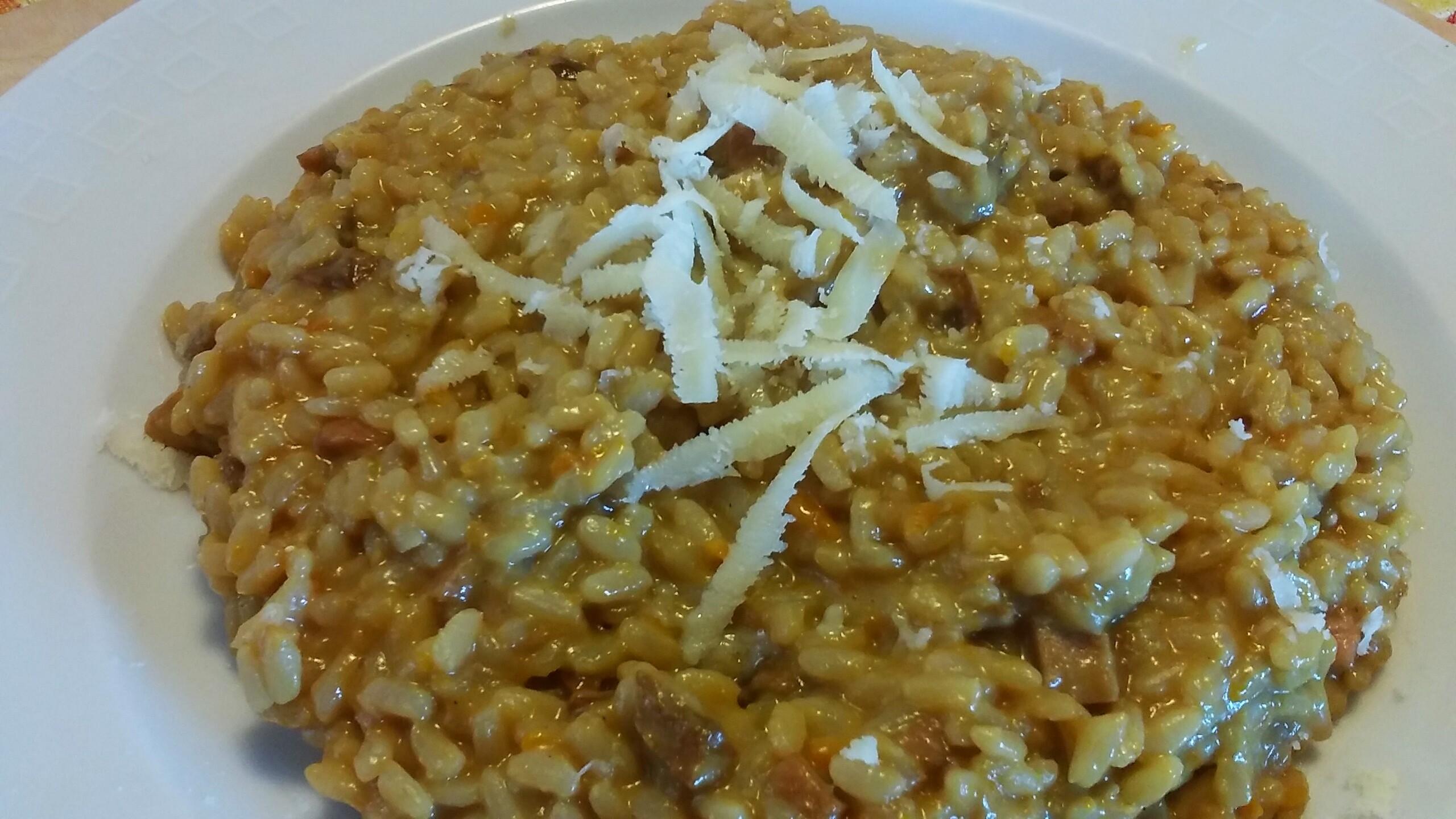 risotto integrale cotto e pocini