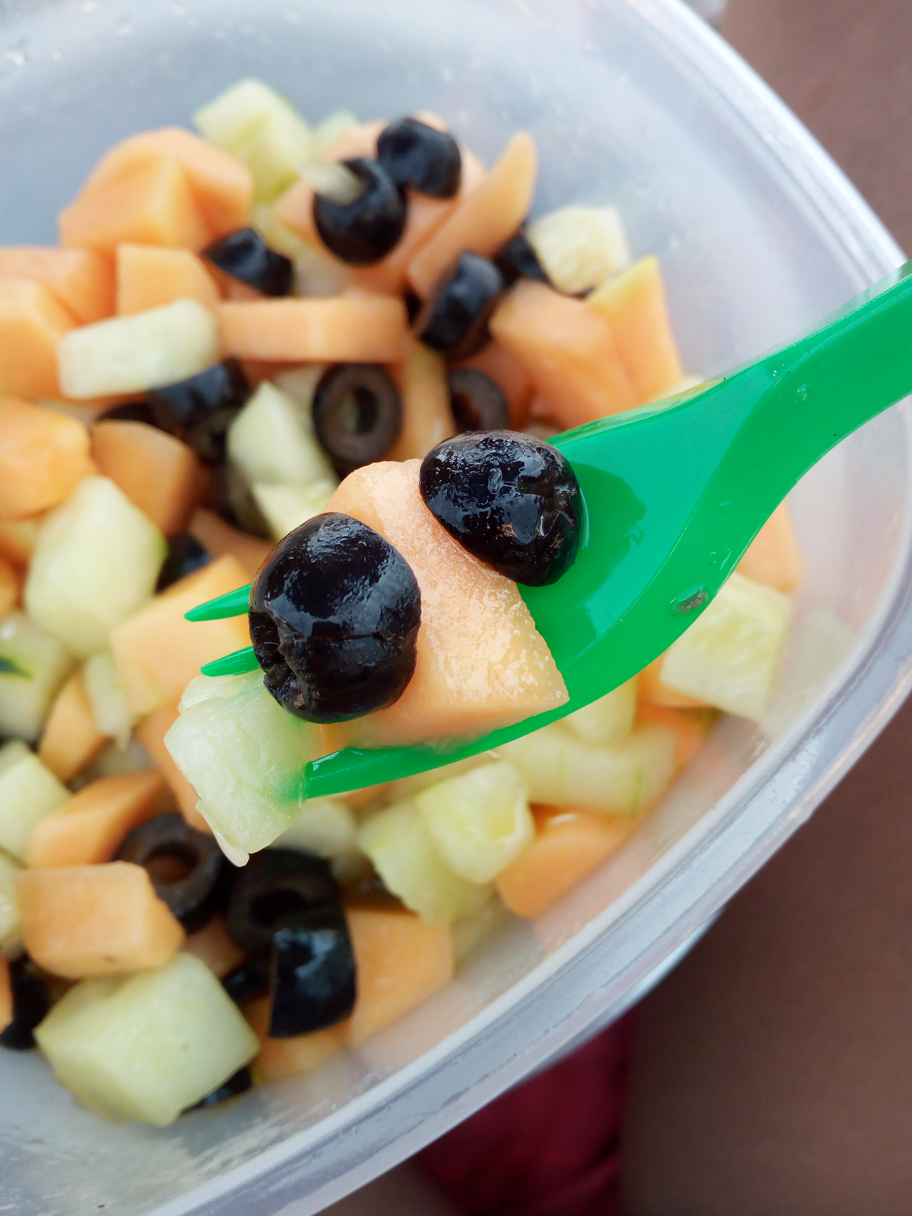 INSALATA FURBA CON CETRIOLI E MELONE