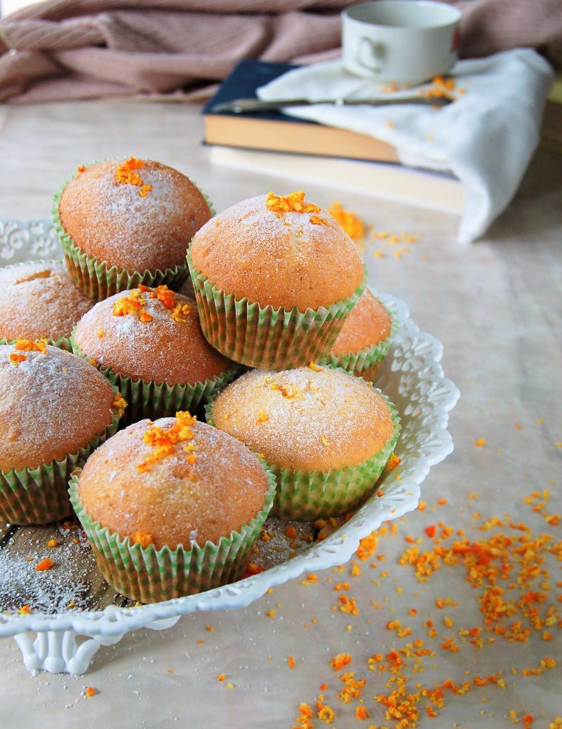 Muffin alle clementine senza lattosio