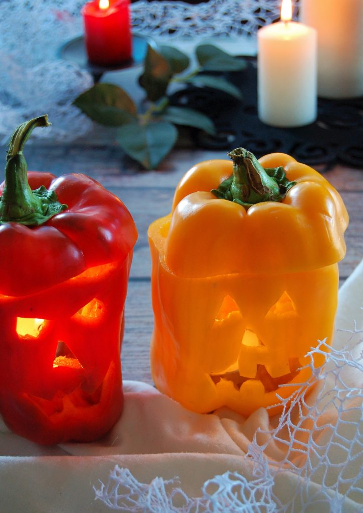 Peperoni (come le zucche) di Halloween