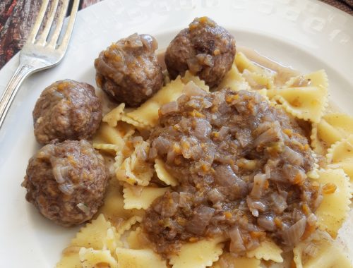 Genovese con Polpette di Lantuorno Bimby