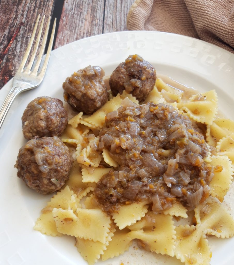 Genovese con Polpette di Lantuorno Bimby