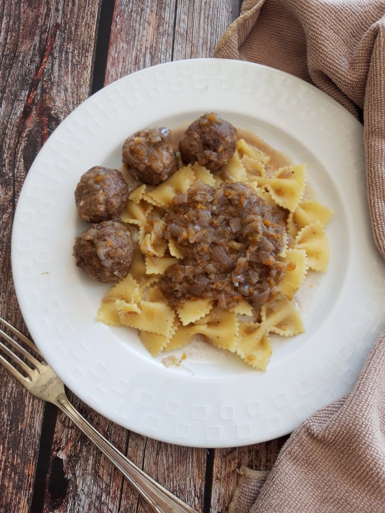 Genovese con Polpette di Lantuorno Bimby