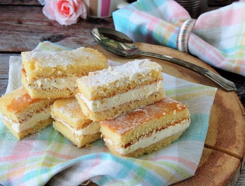 Trancetti ripieni di cioccolato bianco