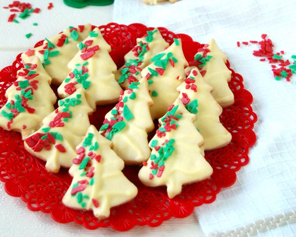 Biscotti di Natale vaniglia e cioccolato bianco