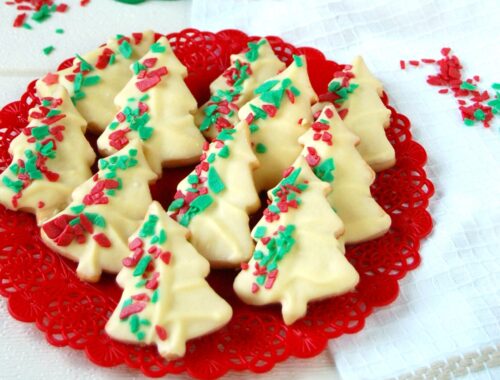 Biscotti di Natale vaniglia e cioccolato bianco