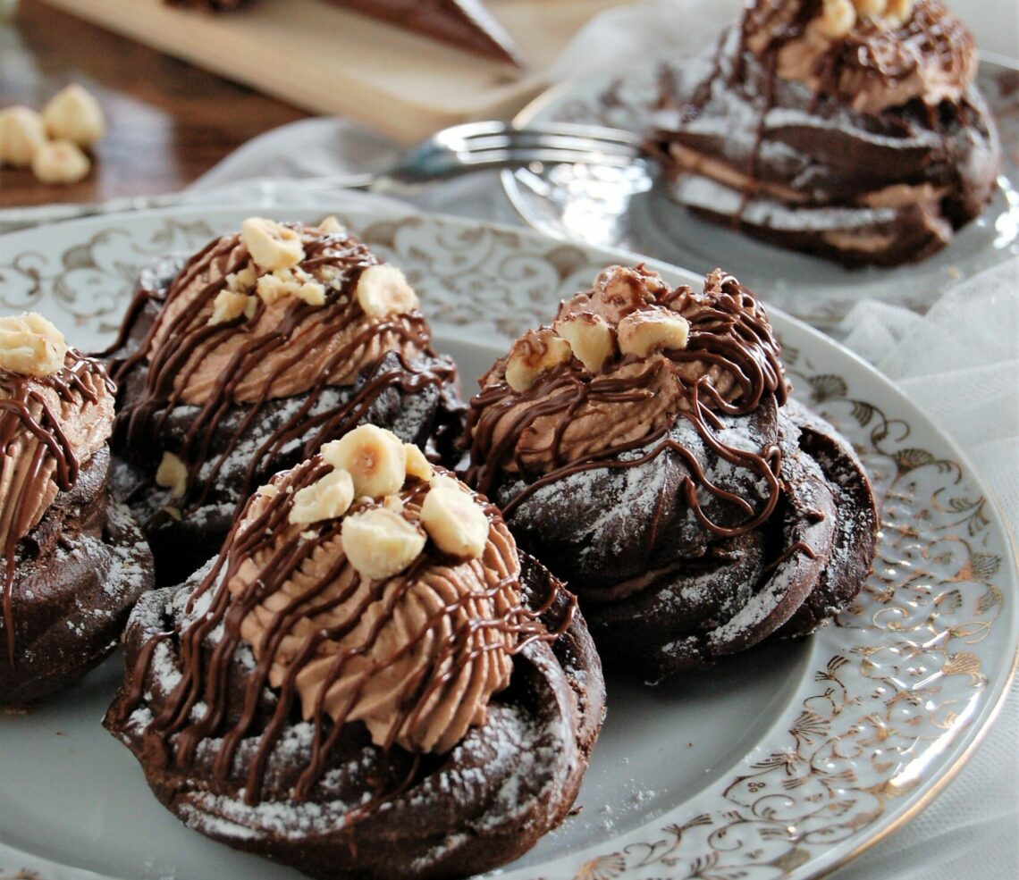 Zeppole di San Giuseppe al cacao