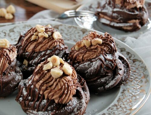 Zeppole di San Giuseppe al cacao