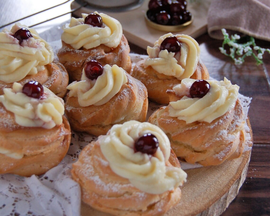 Zeppole di San Giuseppe al forno