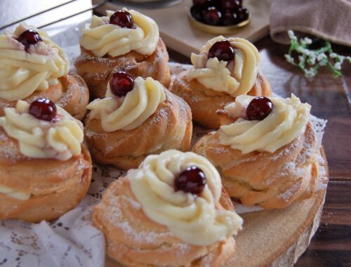 Zeppole di San Giuseppe al forno